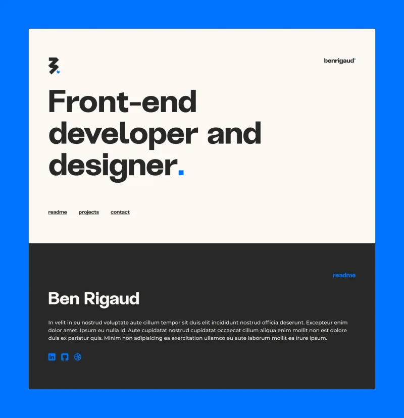 Ben Rigaud Portfolio preview